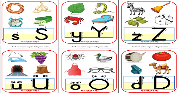 1. Sınıf İlk Okuma Yazma 3.Grup ÜSÖYDZ Ses Kartları