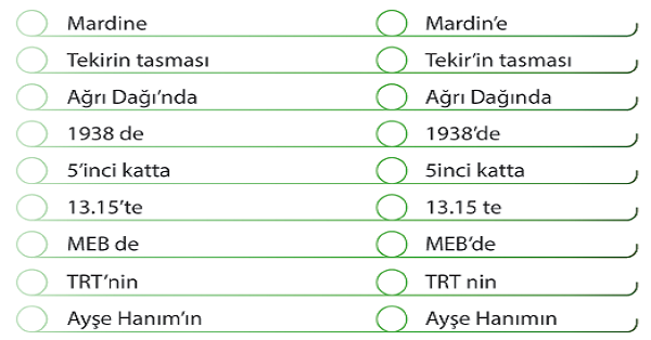 4.Sınıf Türkçe Yazım Kuralları (Kesme İşareti)