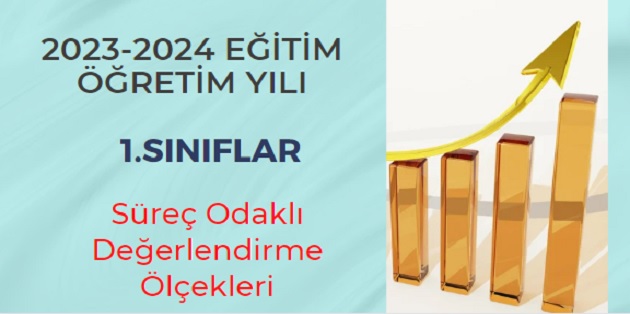 2023-2024 Eğitim Öğretim Yılı 1.Sınıflar Süreç Odaklı Değerlendirme Ölçekleri-7 Adet