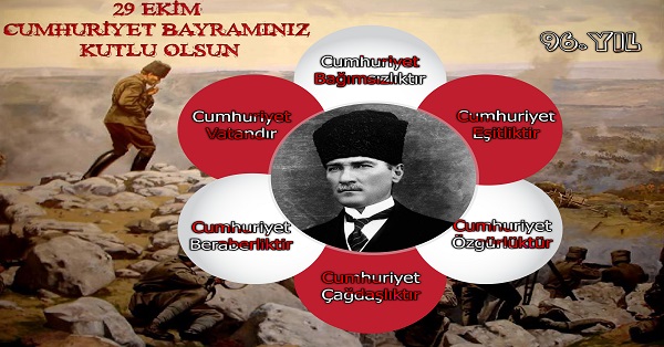 Cumhuriyet Çiçeği Posteri - 50x70