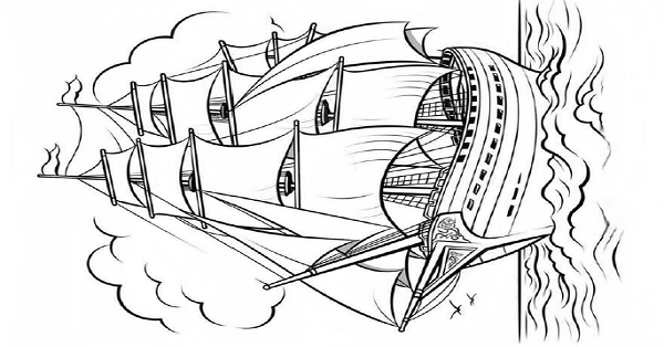 Boyama Çalışması (Yelkenli Gemi)1