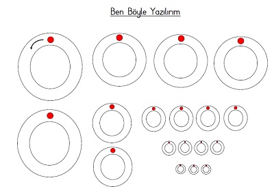 Küçük o harfi ben böyle yazılırım etkinliği