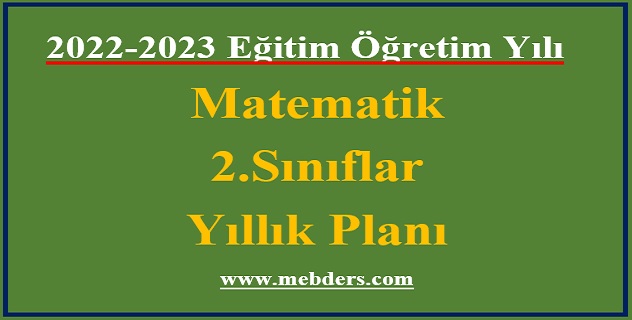 2022 – 2023 Eğitim Öğretim Yılı 2.Sınıflar Matematik Dersi (Pasifik Yayınları)