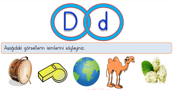 1.Sınıf İlk Okuma Yazma (D-d) Sesi Tüm Etkinlikler