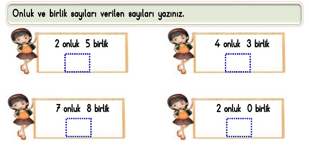 2.Sınıf Matematik Onluk ve Birlik Etkinliği-4