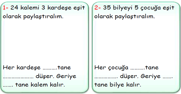 3.Sınıf Matematik Bölme İşlemi-6