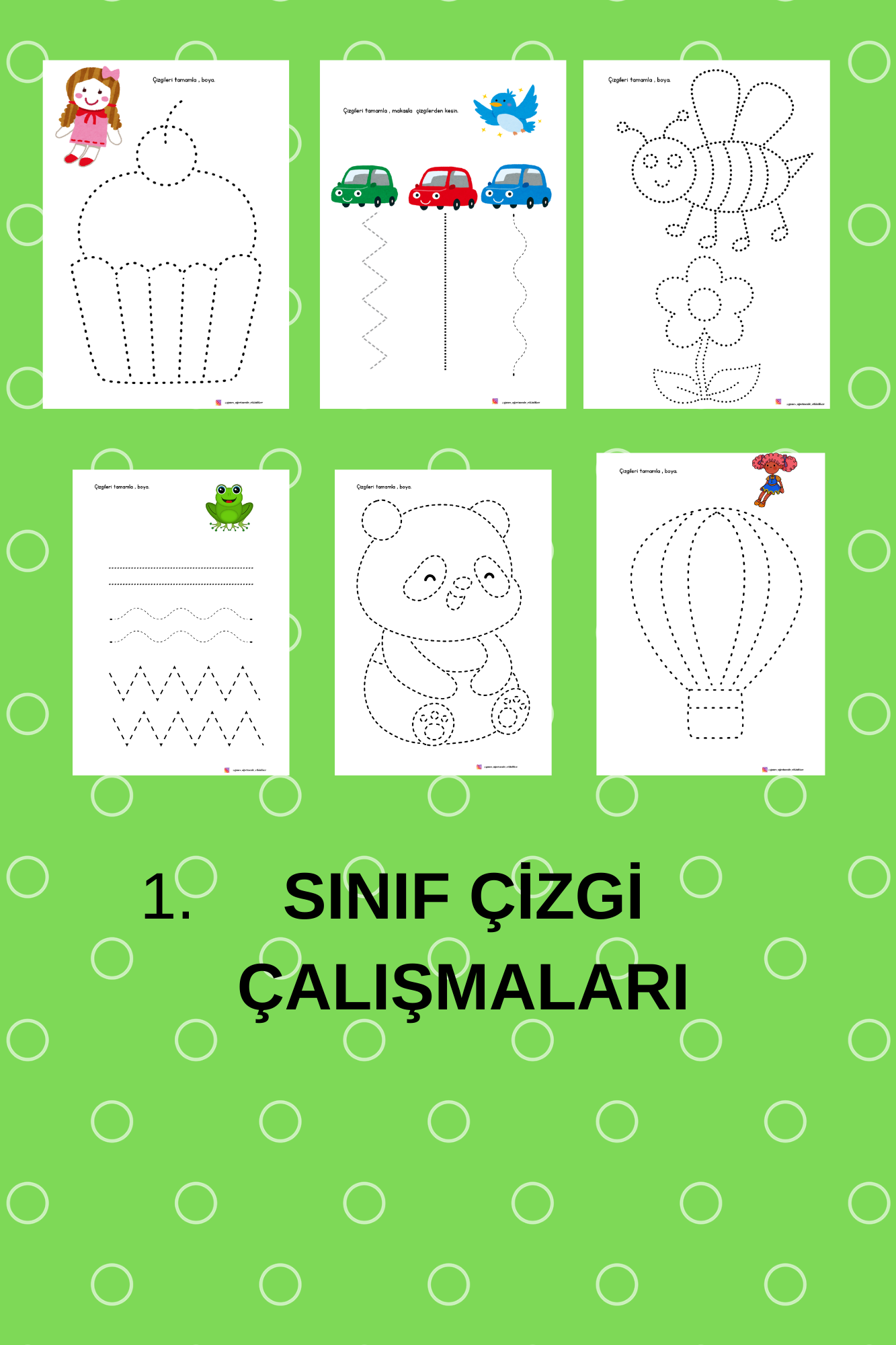1.Sınıf Çizgi Çalışmaları