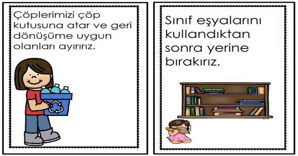 Sınıf Kuralları (Görselli 20 Parça)