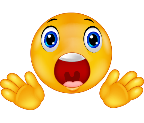 İki elini yana açmış png şaşkın emoji resmi