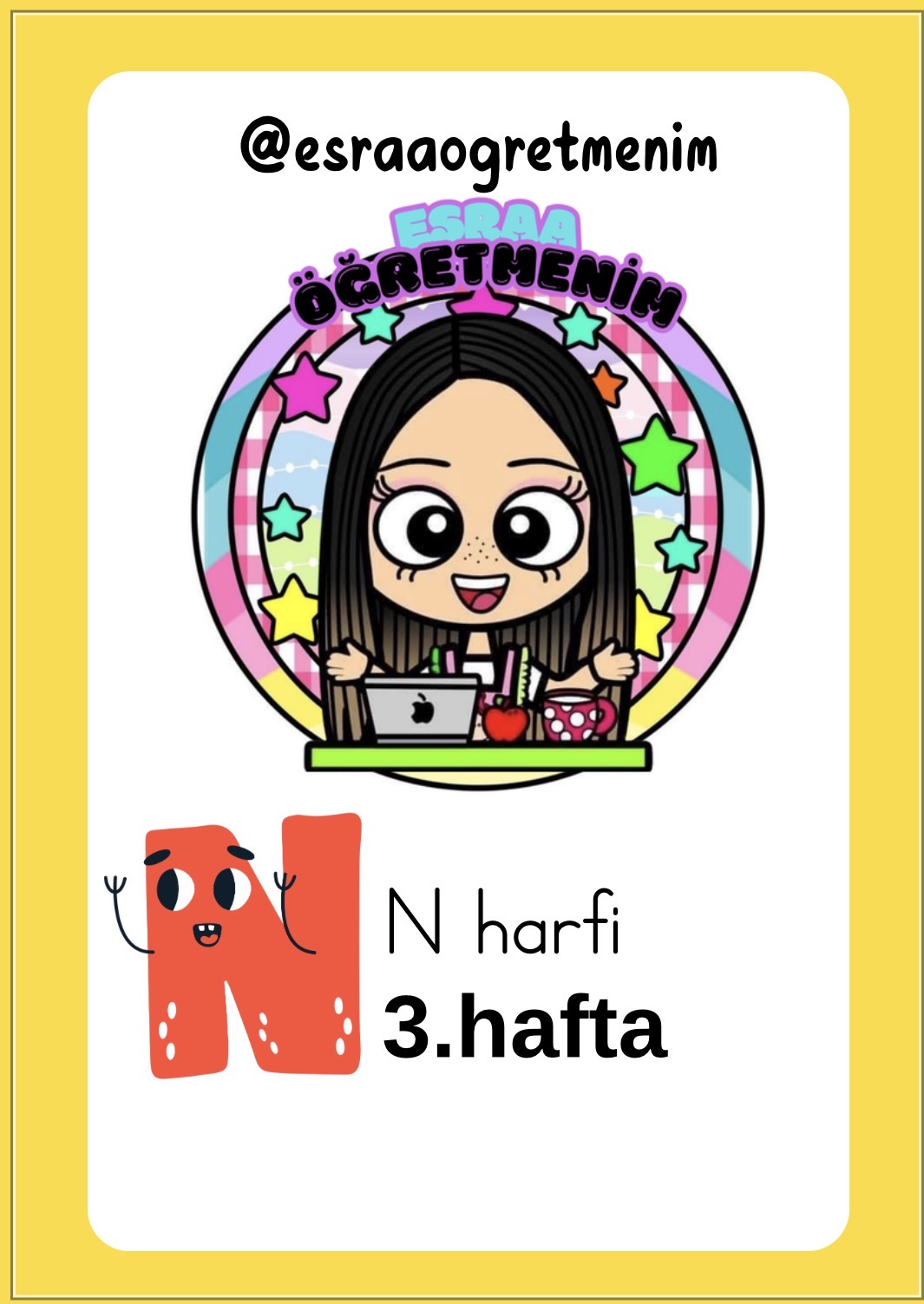 1. Sınıf N Harf Fasikülü