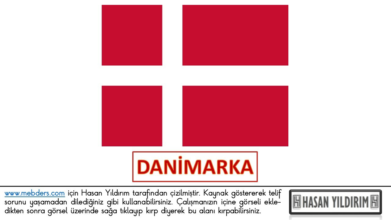 Danimarka Bayrağı PNG