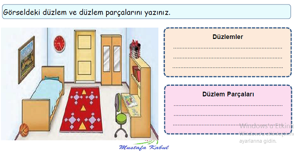 4.Sınıf Matematik Düzlem ve Düzlemsel Şekil