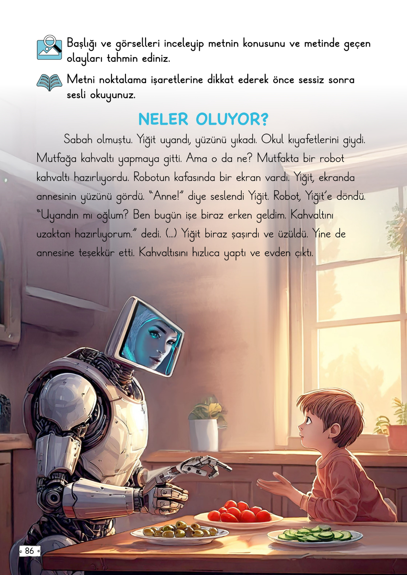 2.Sınıf Türkçe Meb Yayınları Neler Oluyor Metni Etkinlik Cevapları