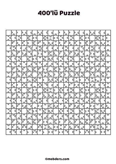 400'lü puzzle şablon 2