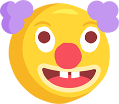 El çizimi palyaço png emoji resmi