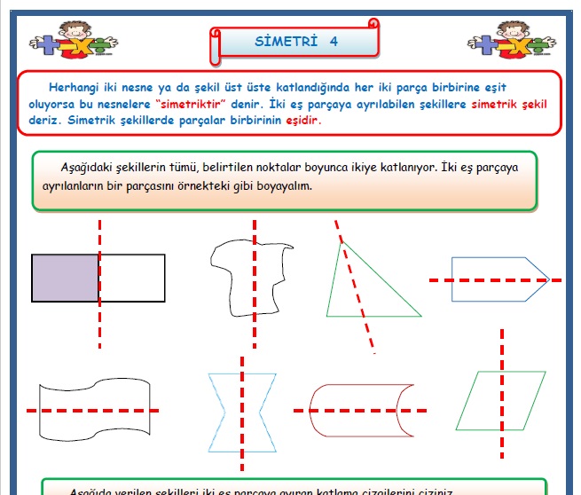 2.Sınıf Matematik Simetri Çalışması 4