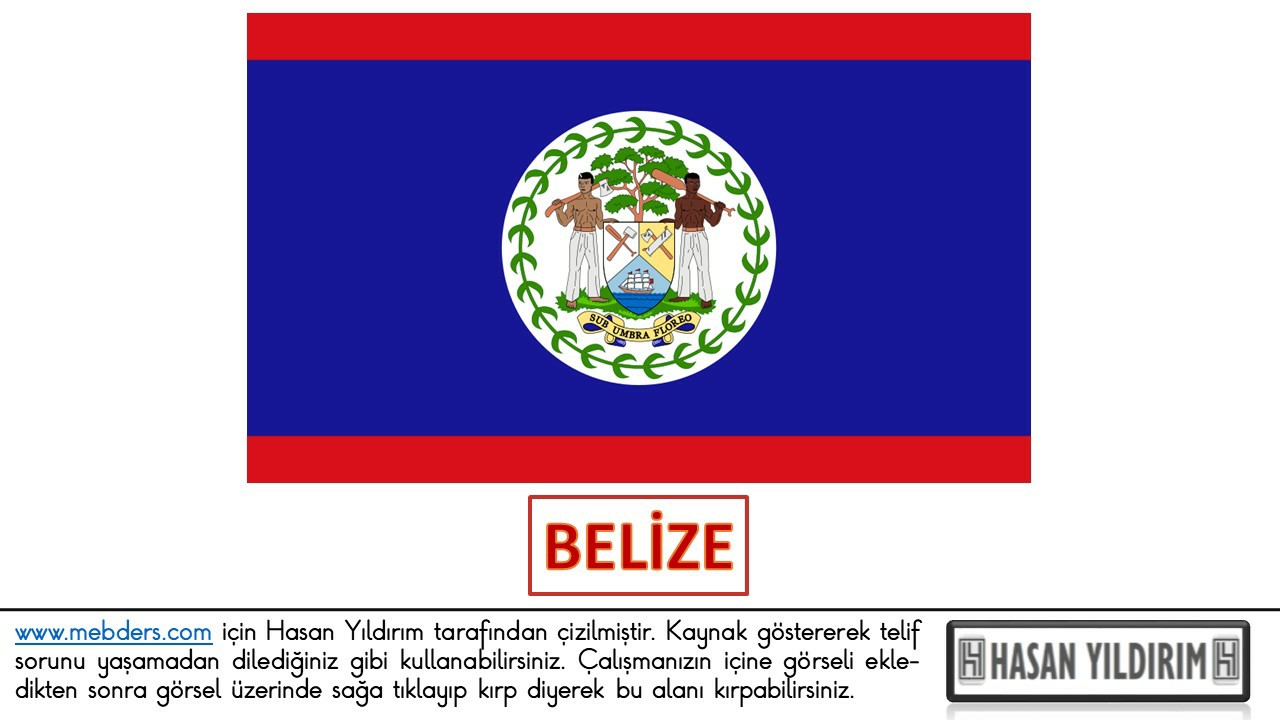 Belize Bayrağı PNG