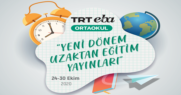 24 Ekim - 30 Ekim Arası EBA TV Ortaokul Yayın Akışı, Dersler, Konular