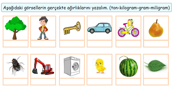 4.Sınıf Matematik Tartma (Kütle Ölçü Birimlerini Birbirine Çevirme)-2