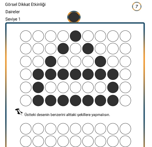 Görsel Dikkat Etkinliği 7 - Seviye 1