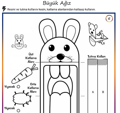 Büyük Ağız Tavşan El Maskesi