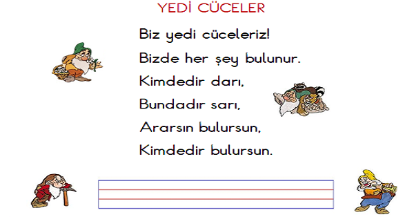 1.Sınıf Türkçe Okuma ve Yazma Etkinliği 1