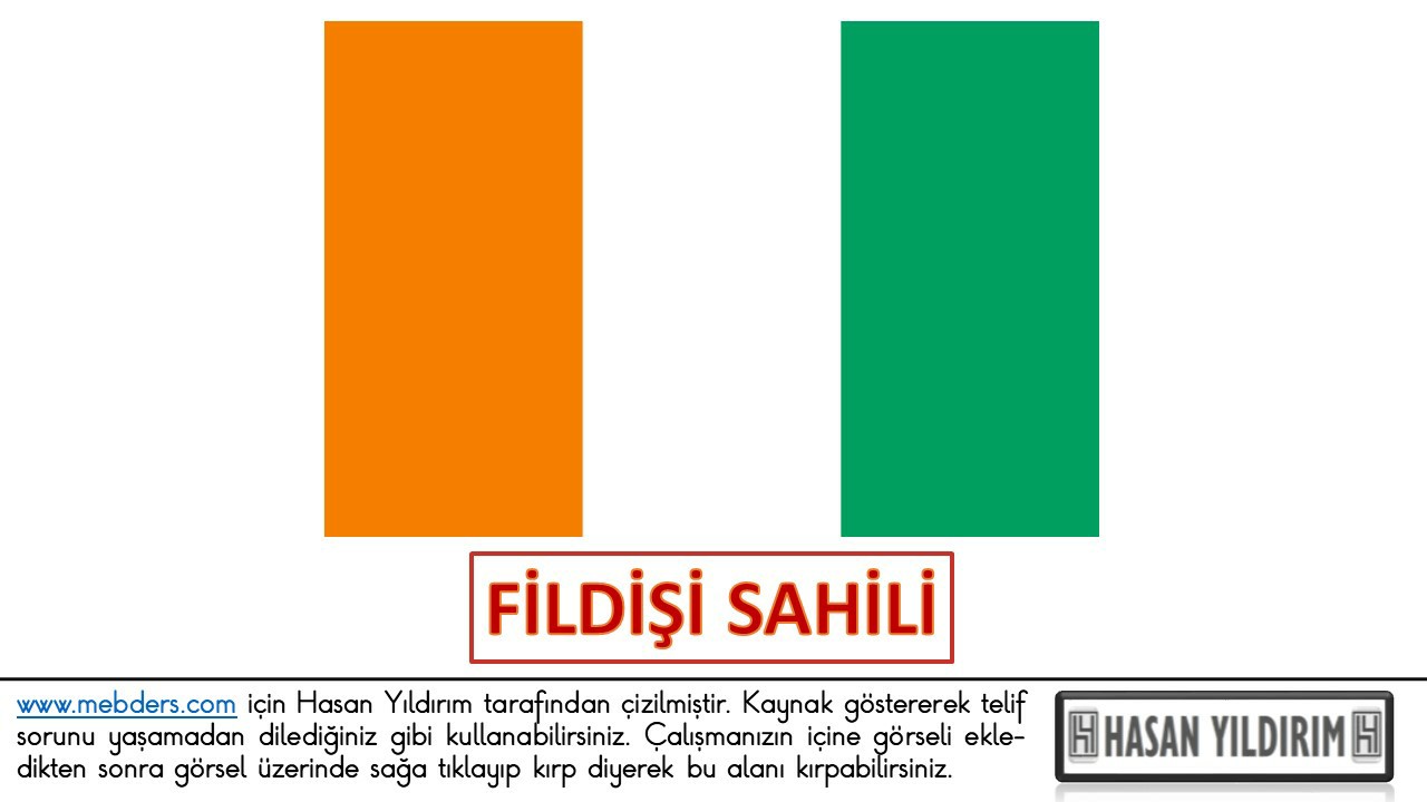 Fildişi Sahili Bayrağı PNG