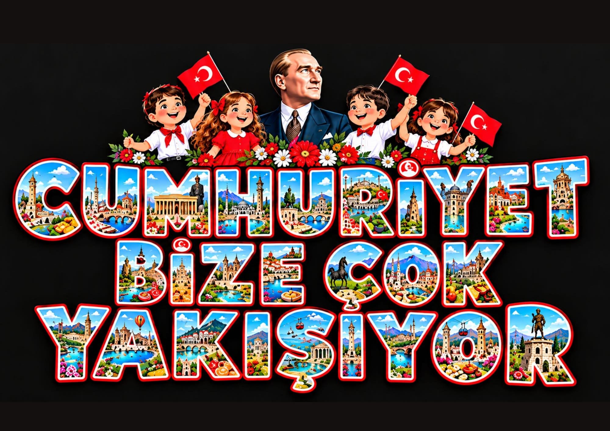 Cumhuriyet Bayramı Pano