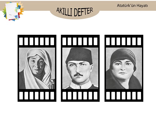 Atatürk'ün Hayatından Akıllı Defter şablonu