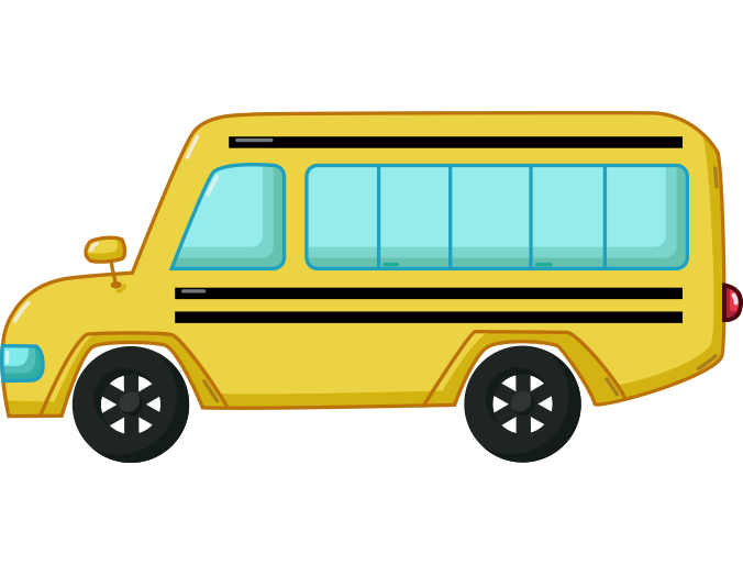 Sarı okul otobüsü resmi png
