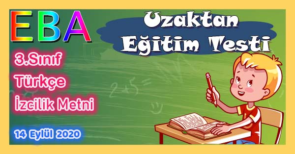 3. Sınıf Türkçe Dersi İzcilik Metni Uzaktan Eğitim Testi