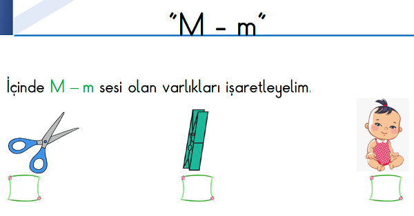 1.Sınıf İlk Okuma Yazma (M-m Sesi) Fasikülü