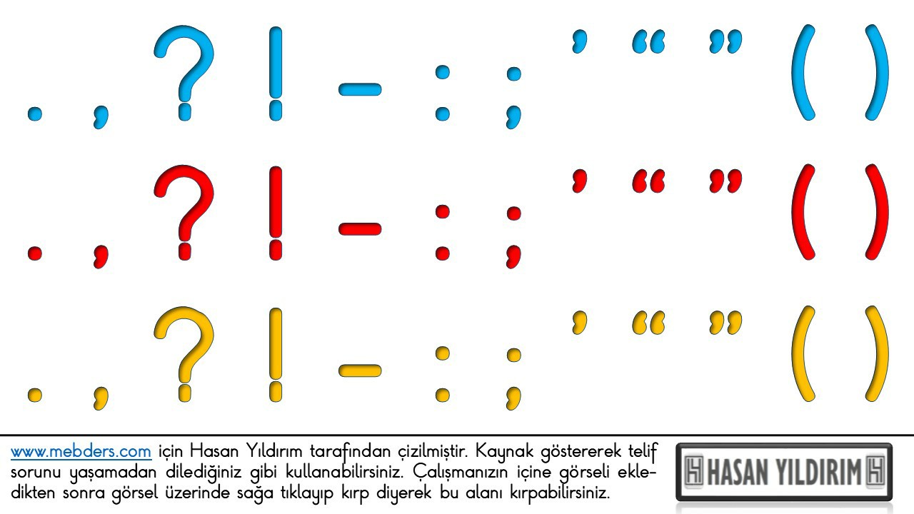 Noktalama İşaretleri PNG