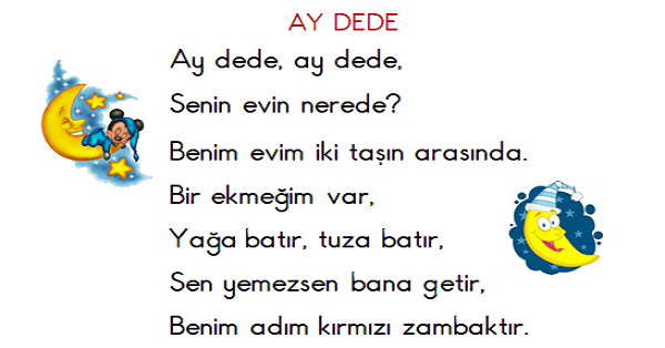 1.Sınıf Türkçe Okuma ve Yazma Etkinliği 2