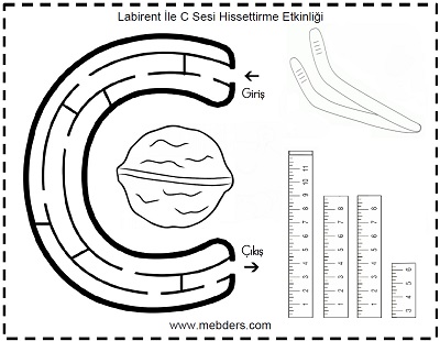 Labirent ile C Sesi Hissettirme Etkinliği