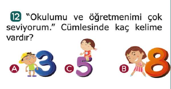 2.Sınıf Türkçe Değerlendirme Testi