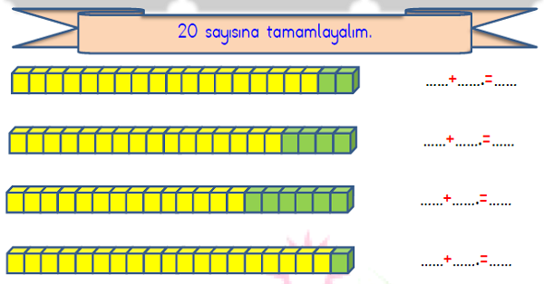 1.Sınıf Matematik Toplama İşlemi 20'ye Tamamlama