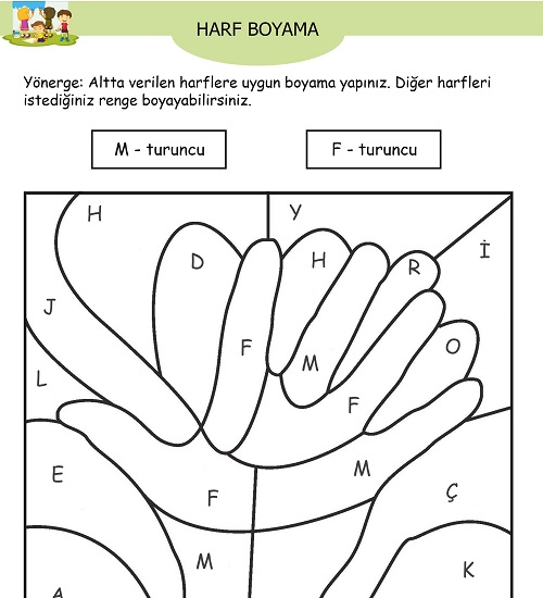 El Harf Boyama Etkinliği