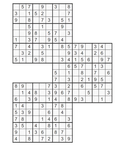 Üçlü Samurai Sudoku 2