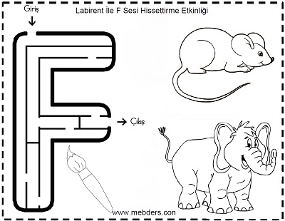 Labirent ile F Sesi Hissettirme Etkinliği