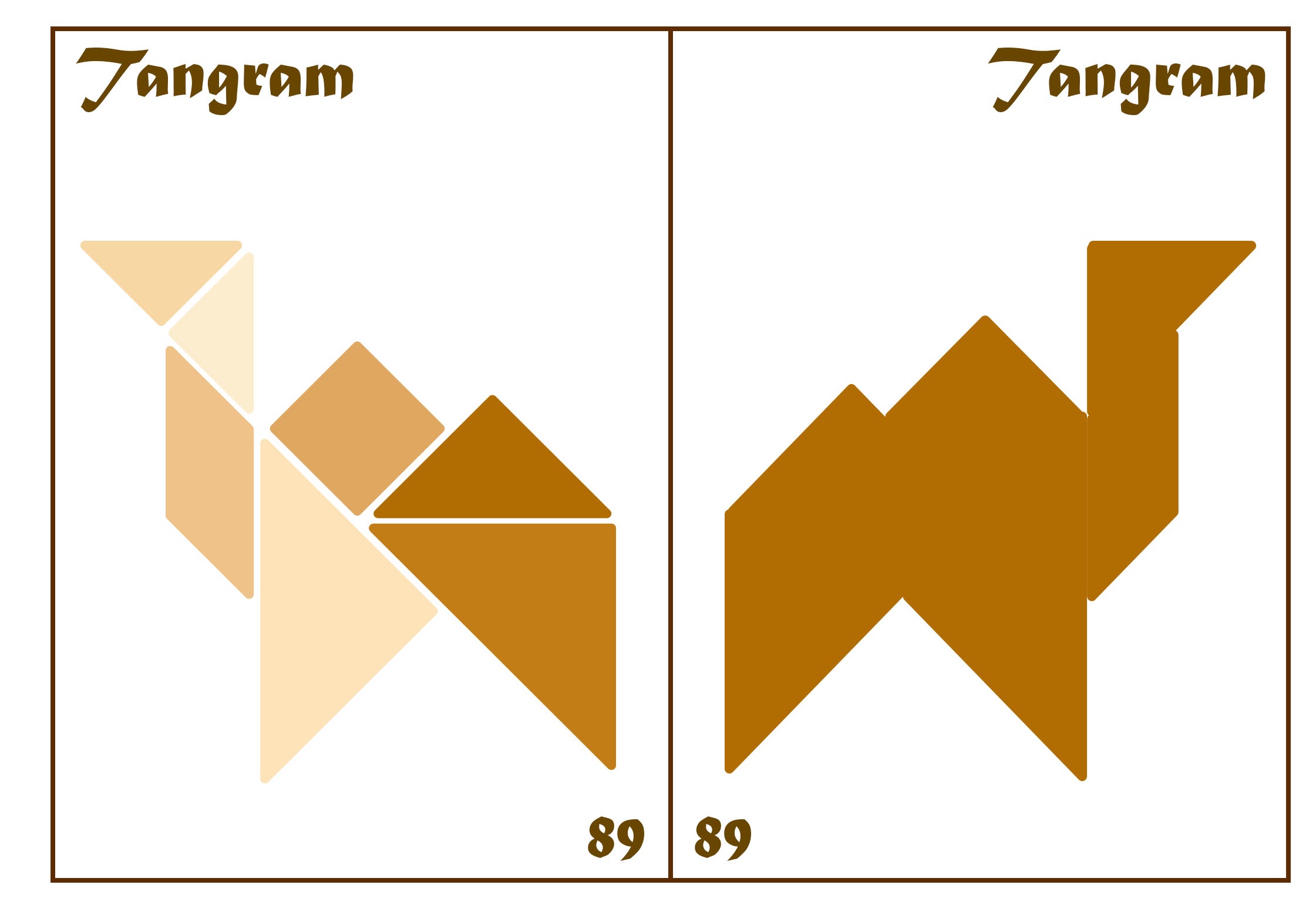Tangram Kartları 45