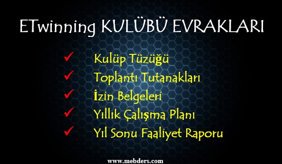 ETwinning Kulübü Evrakları