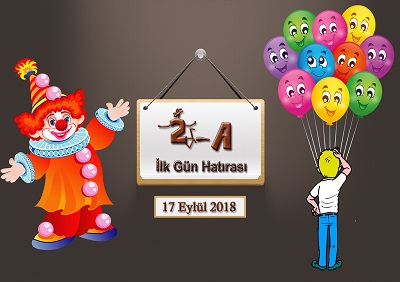 Model 19, 2A şubesi için palyaçolu ilk gün hatırası kapı süslemesi