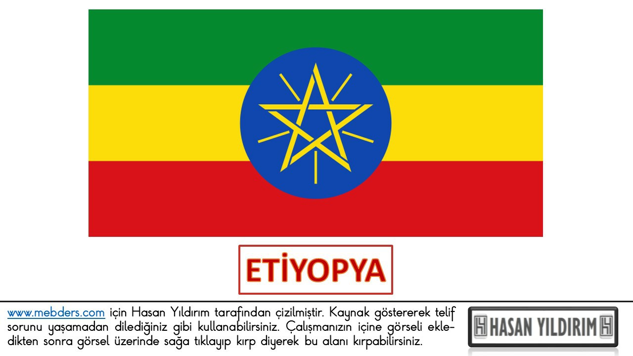 Etiyopya Bayrağı PNG