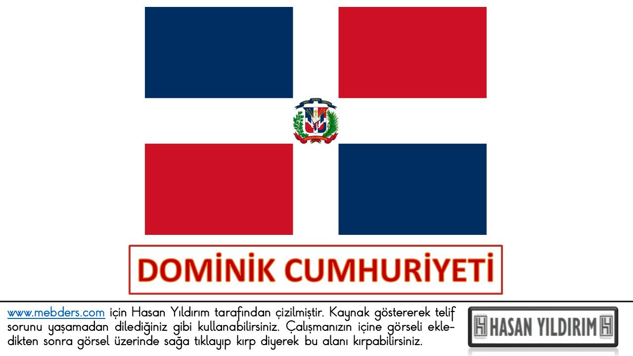 Dominik Cumhuriyeti Bayrağı PNG
