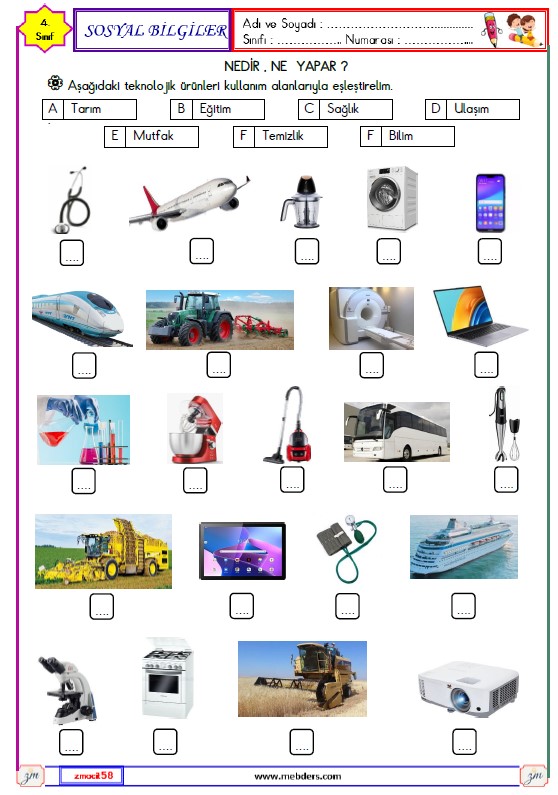 4. Sınıf Sosyal Bilgiler Nedir Ne Yapar Etkinliği