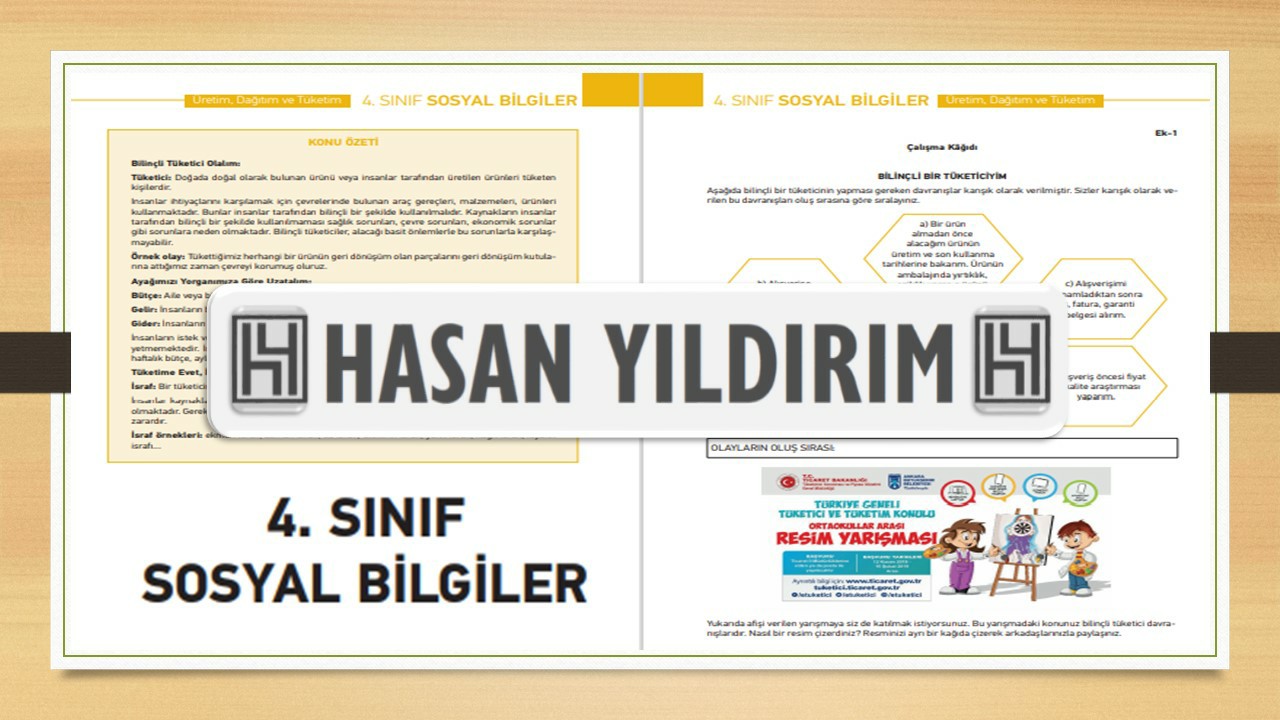 4.Sınıf Sosyal Bilgiler Telafi Eğitim Etkinlik Kitabı