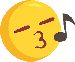 El çizimi ıslık çalan png emoji resmi