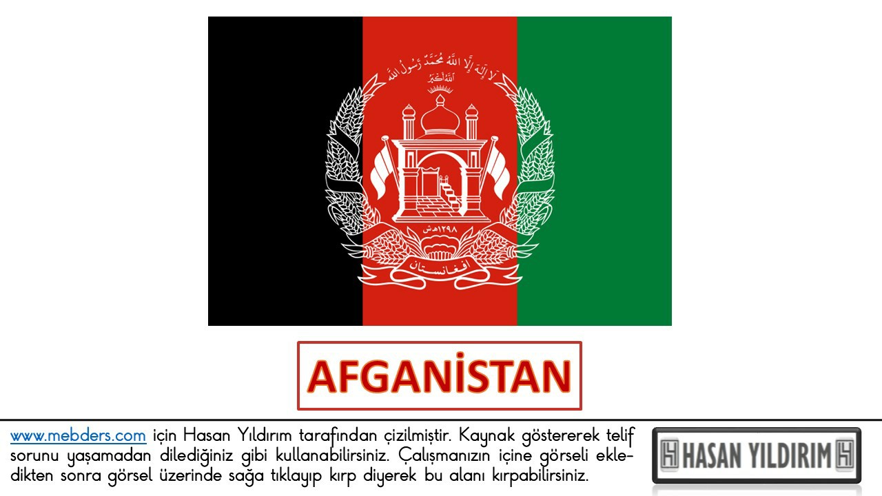 Afganistan Bayrağı PNG