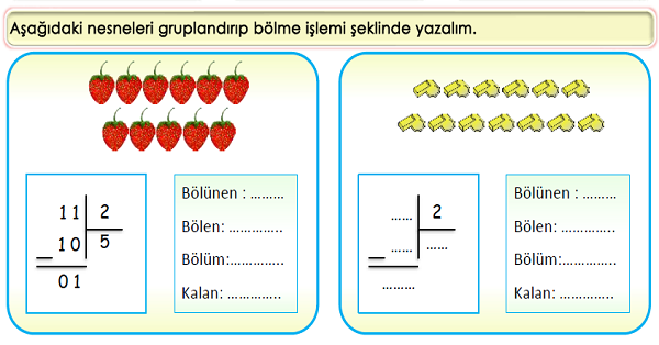 3.Sınıf Matematik Bölme İşlemi-1